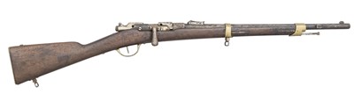 Lot 503 - â’¶ TWO .50 CALIBRE FRENCH MODEL 1866 NEEDLE-FIRE CHASSEPOT CARBINES NOS. 31849 AND 47679