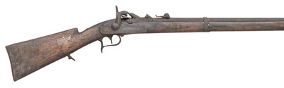 Lot 507 - â’¶ THREE .450 CALIBRE SWISS MODEL 1866/67 BREECH-LOADING AMSLER RIFLES