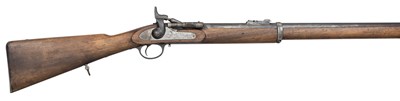 Lot 513 - â’¶ A .577 CALIBRE BREECH-LOADING SNIDER-ENFIELD RIFLE BY B.S.A CO., DATED 1866