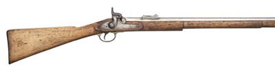 Lot 522 - â’¶ A .577 CALIBRE 1853 PATTERN SECOND MODEL ENFIELD THREE BAND RIFLED MUSKET, DATED 1860