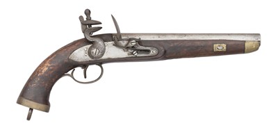 Lot 536 - â’¶ TWO FLINTLOCK PISTOLS FOR THE EAST INDIA COMPANY, SECOND QUARTER OF THE 19TH CENTURY