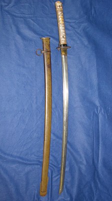 Lot 2 - A JAPANESE W.W.II N.C.O's KATANA