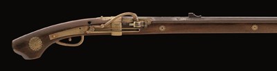 Lot 10 - A 28 BORE JAPANESE SNAP-MATCHLOCK MUSKET