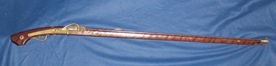 Lot 11 - A 32 BORE JAPANESE SNAP-MATCHLOCK MUSKET