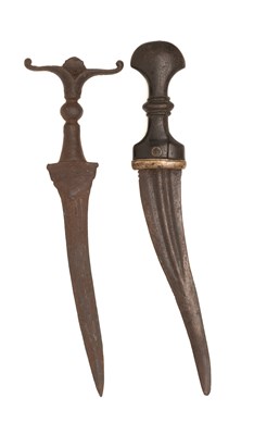 Lot 37 - TWO SOUTH INDIAN DAGGERS