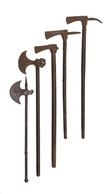 Lot 49 - FIVE INDIAN AXES