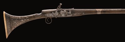 Lot 94 - A 25 BORE MOROCCAN SNAPHAUNCE GUN