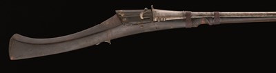 Lot 100 - AN 18 BORE INDIAN MATCHLOCK MUSKET