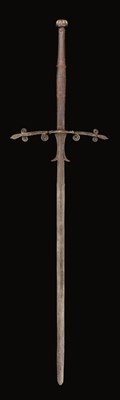 Lot 121 - a NORTH EUROPEAN two-hand sword