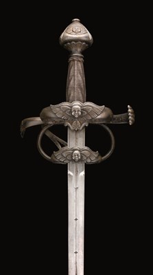 Lot 128 - A RAPIER IN THE ITALIAN STYLE OF CIRCA 1560