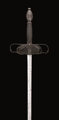 Lot 144 - A FINE ENGLISH DUELLING RAPIER