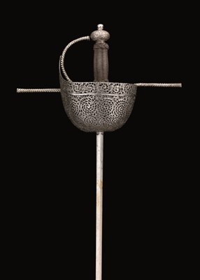 Lot 149 - A SPANISH CUP-HILT RAPIER