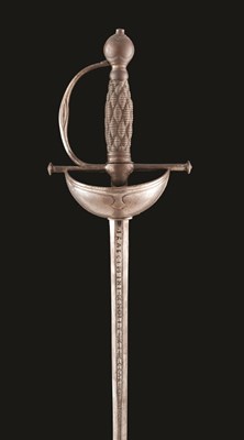 Lot 174 - A GERMAN CUP-HILT RAPIER