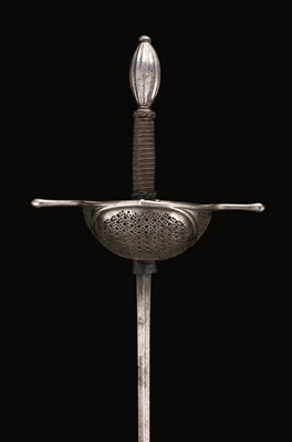 Lot 176 - A CUP-HILT RAPIER