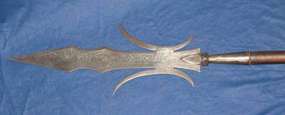 Lot 195 - AN ETCHED PARTISAN IN 16TH CENTURY STYLE