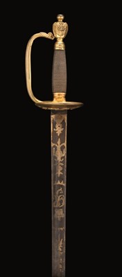 Lot 202 - A 1796 PATTERN INFANTRY OFFICER'S SWORD