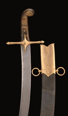 Lot 205 - A MAMELUKE-HILTED GENERAL OFFICER'S SWORD BY JOHNSTON