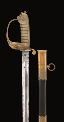Lot 209 - A POST 1902 NAVAL OFFICER'S SWORD BY S. W. SILVER & CO.