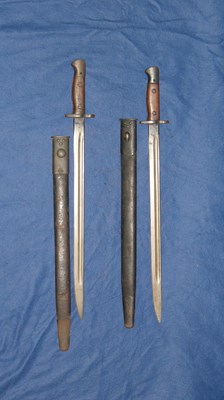 Lot 212 - TWO BRITISH 1907 SECOND PATTERN BAYONETS