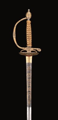 Lot 222 - A FINE FRENCH SMALL-SWORD