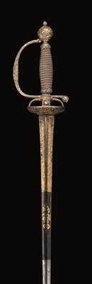 Lot 223 - A FINE FRENCH SMALL-SWORD