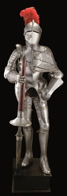 Lot 233 - A FULL ARMOUR FOR THE TILT IN THE MANNER OF ANTON PEFFENHAUSER OF AUGSBURG