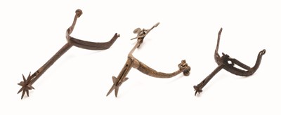 Lot 237 - A GROUP OF THREE EUROPEAN SPURS