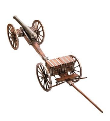 Lot 263 - A VERY FINE GERMAN MANUFACTURER'S MODEL CANNON BY ALFRED KRUPP