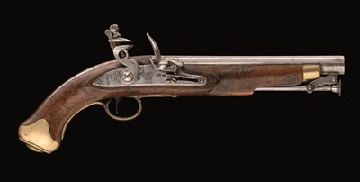 Lot 290 - A .65 CALIBRE NEW LAND PATTERN FLINTLOCK PISTOL