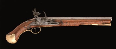 Lot 292 - A .56 CALIBRE 1756/77 PATTERN FLINTLOCK SEA SERVICE PISTOL