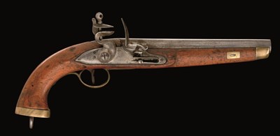Lot 296 - A .700 CALIBRE CONTINENTAL FLINTLOCK REGULATION PISTOL