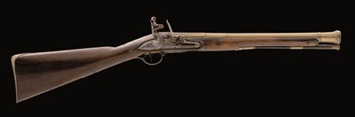 Lot 299 - A FLINTLOCK BLUNDERBUSS