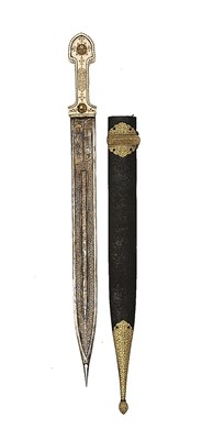 Lot 31 - **A FINE CAUCASIAN IVORY-MOUNTED KINDJAL