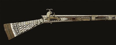 Lot 45 - **A 16 BORE BALKAN MIQUELET-LOCK GUN