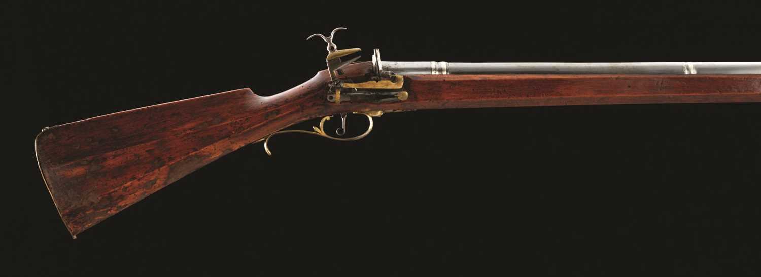 Lot 57 - A TURKISH MIQUELET-LOCK MUSKET