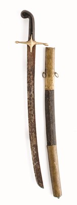 Lot 86 - A GERMAN MAMELUKE-HILTED SWORD IN THE TURKISH TASTE