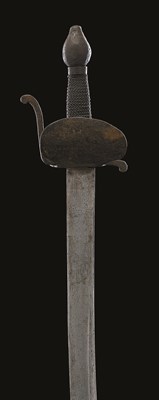 Lot 91 - A MILITARY SHORTSWORD