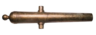 Lot 412 - A BRONZE CANNON