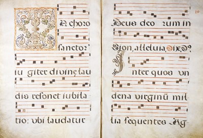 Lot 178 - A SPANISH CHOIR BOOK (GRADUAL)