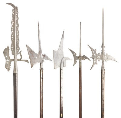 Lot 251 - **A HALBERD IN NORTH GERMAN 17TH CENTURY STYLE