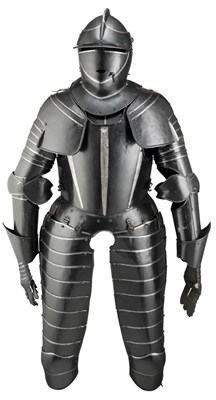 Lot 288 - **A CUIRASSIER'S ARMOUR IN THE EARLY 17TH CENTURY GERMAN STYLE