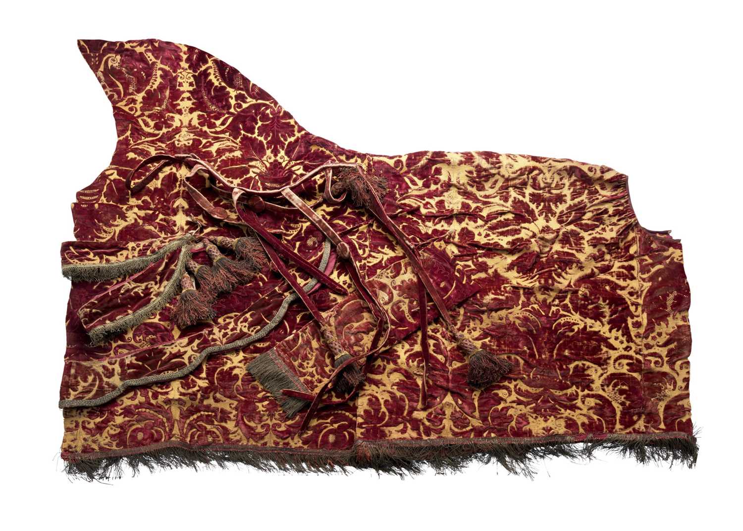 Lot 374 - **AN EMBROIDERED HORSE CAPARISON IN EARLY 17TH CENTURY STYLE