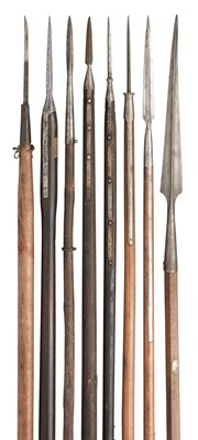 Lot 409 - EIGHT VARIOUS LANCES AND PIKES