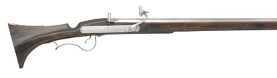 Lot 482 - **A .650 CALIBRE GERMAN MATCHLOCK MUSKET