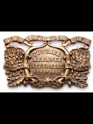 Lot 22 - A Pouch Badge or Waist Plate Ornament of the Scinde Irregular Horse