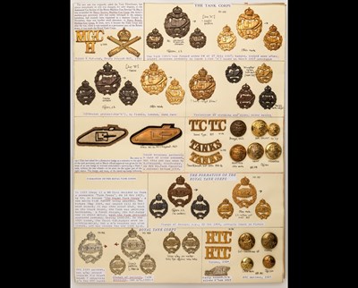 Lot 193 - Insignia of the Royal Tank Corps