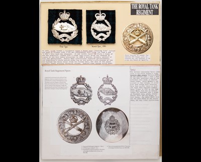Lot 195 - Insignia of the Royal Tank Regiment Pipe Band