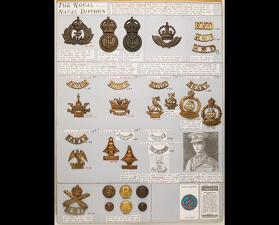 Lot 200 - Insignia of the Royal Naval Division