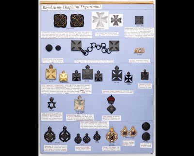 Lot 206 - Army and Air Force Chaplains and SRA Insignia