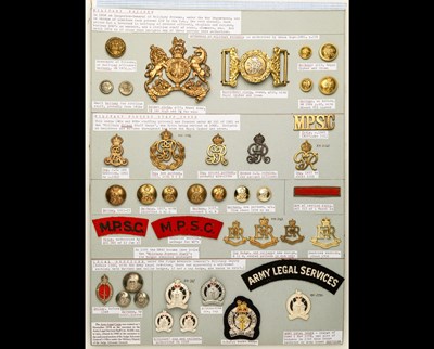 Lot 236 - Military Prison Staff and Army Legal Services